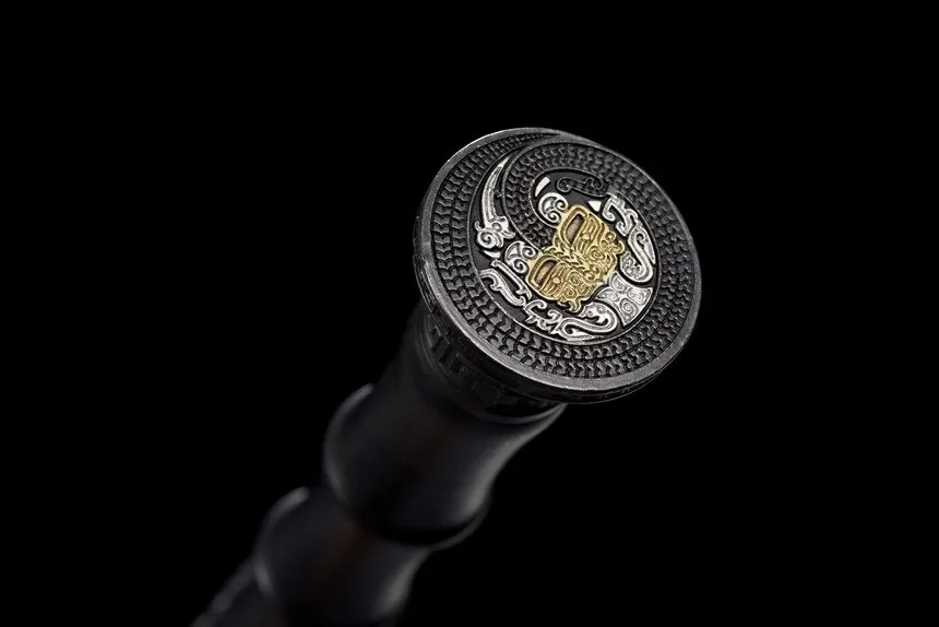 101.5 سنتيمتر التنين الروح العليا السيف القرون الوسطى معركة إعداد كاتانا كامل تانغ الفولاذ المقاوم للصدأ حافة قطع النينجا الكونغ فو مارشل Ar #4