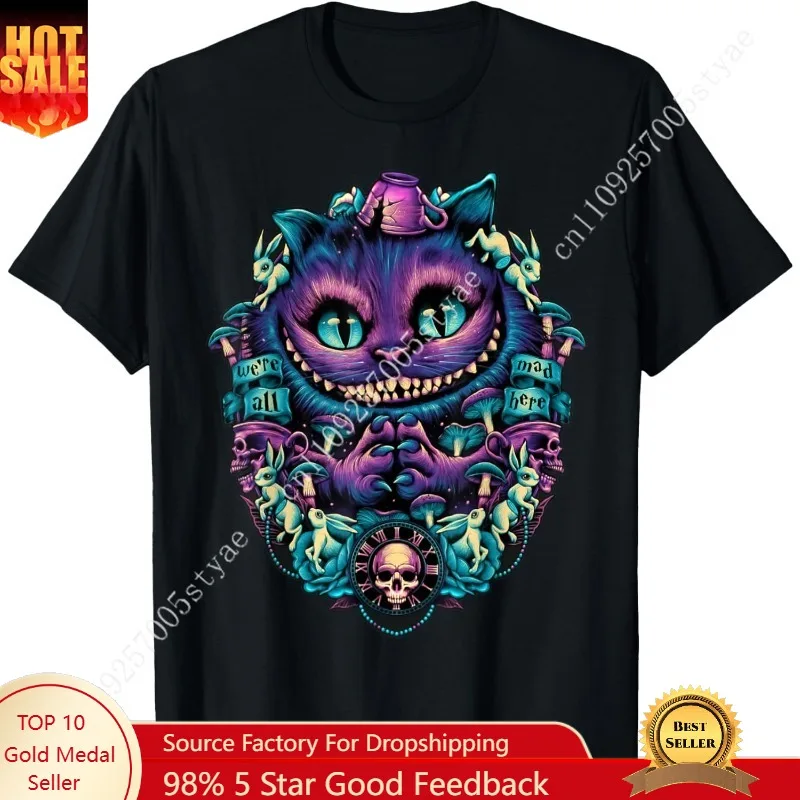 

Cheshire Cat Shirt Alice in Wonderland Graphic T-Shirt