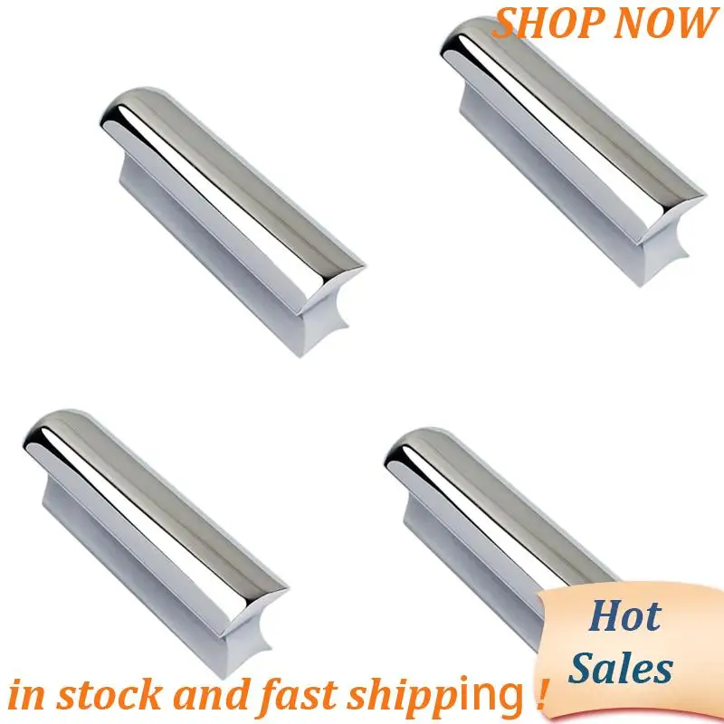 

ABVB-4X Guitar Slide Steel Solid Stainless Tone Bar Hawaiian Slider For Acoustic Electric Guitar Instruments(Chrome Color)