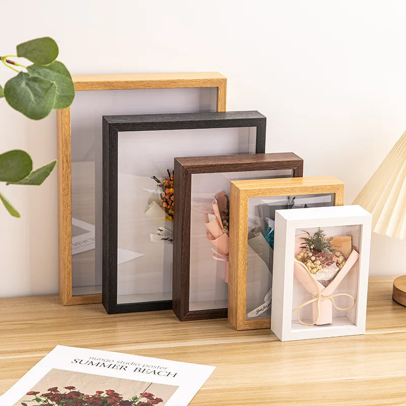 Hollow 3cm Photo Frame And Picture Frame. Dried Flower Storage Photo Frame. Diy Preserved Flower Figurine Storage Specimen Frame