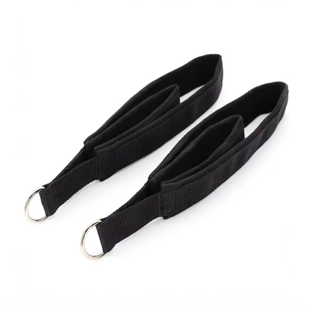 Pilates Yoga D Ring Ankle Cuff Wrist Belt For Belle Double Loop Strap Resistance Fitness Training Exercise Tool