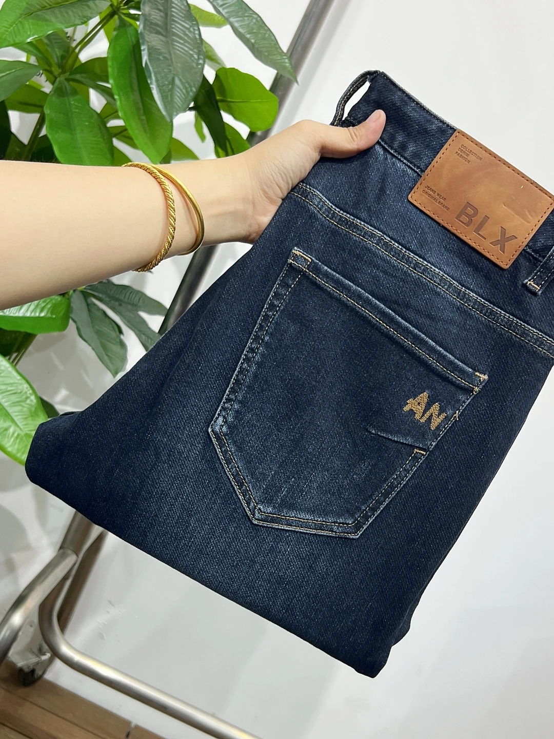 

Мужские модные прямые джинсы из смесового хлопка со средней посадкой, на молнии, повседневные, деловые, осенне-зимняя коллекция