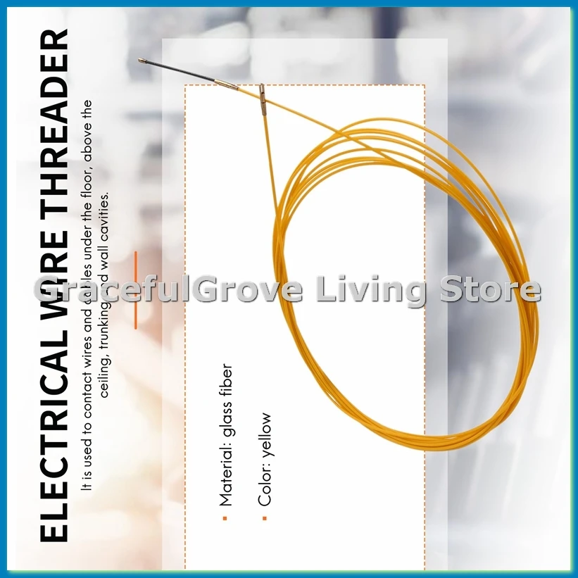 

10 м 3 мм направляющее устройство из стекловолокна, электрический кабель, толкатели, воздуховод, змея, стержень, рыбная лента, провод-ABFB