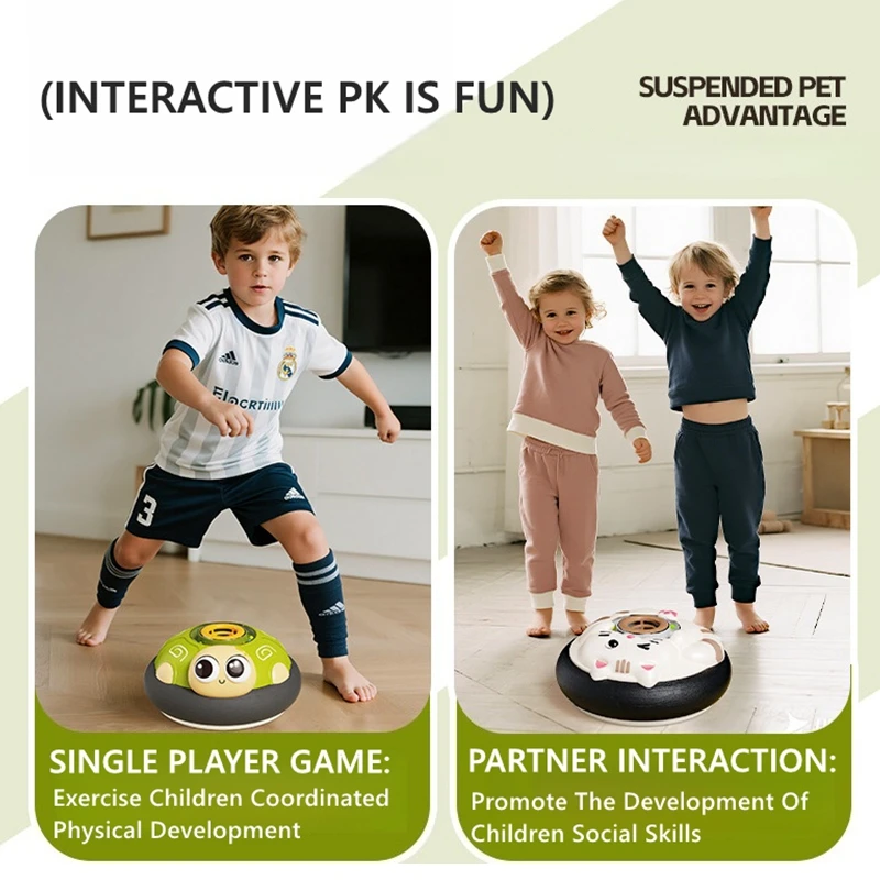 Jouet de Football suspendu pour enfants, Style Animal de dessin animé avec son et lumière intérieure, jeu éducatif d'interaction sportive