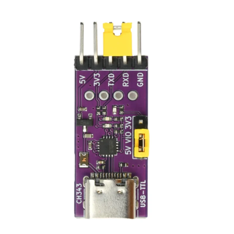 USB to 1/2/4/8 Channel TTL Serial Port Module Communication Conversion Module High-Speed Ch348/344/342/Ch343 Chip Type-C