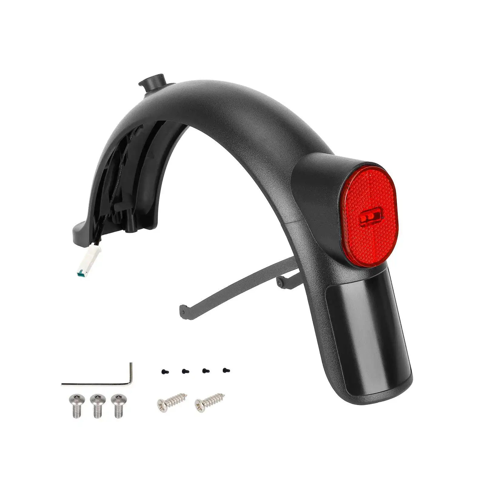 Scooter Mudguard For Xiaomi Scooter 4 Pro/Lite Tire Splash Fender Back Guard Fender Taillight With Rear Fender Screws Tools Kit