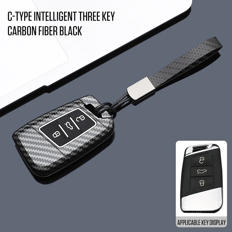 

Car Key Case Cover Bag For VW Volkseagen Passat B8 Magotan For Skoda Superb A7 Kodiaq Seat Shell Fob