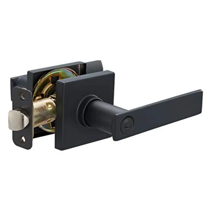 

Contemporary Stamford Door Lever, Easy Installation, Matte Black