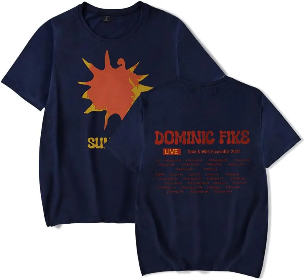 

Dominic Fike Sunburn T-Shirt Hip Hop Crewneck Fashion Pullover Casual Short Sleeve Tee