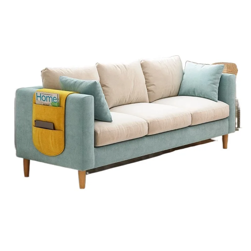 

Fabric sofa living room new 2025 single tofu block simple