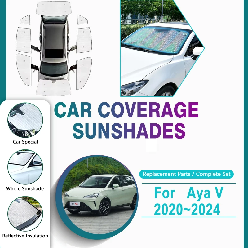 

Car Sun Visors For Neta Aya Accessories Neta V V-II 2020~2024 Anti-UV Auto Window Visor Cover Pad Sunshade Cover Car Accessories