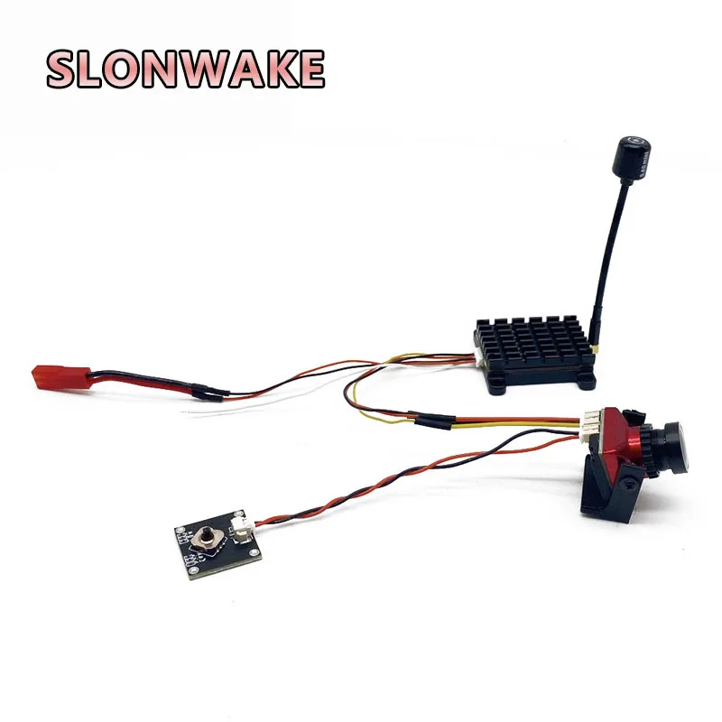 SLONWAKE 5.8G 48CH VTX 1.6W Regulowany nadajnik wideo FPV Wysoka moc Szerokie napięcie 2-4S Struktura rozpraszania ciepła Wyścigi FPV