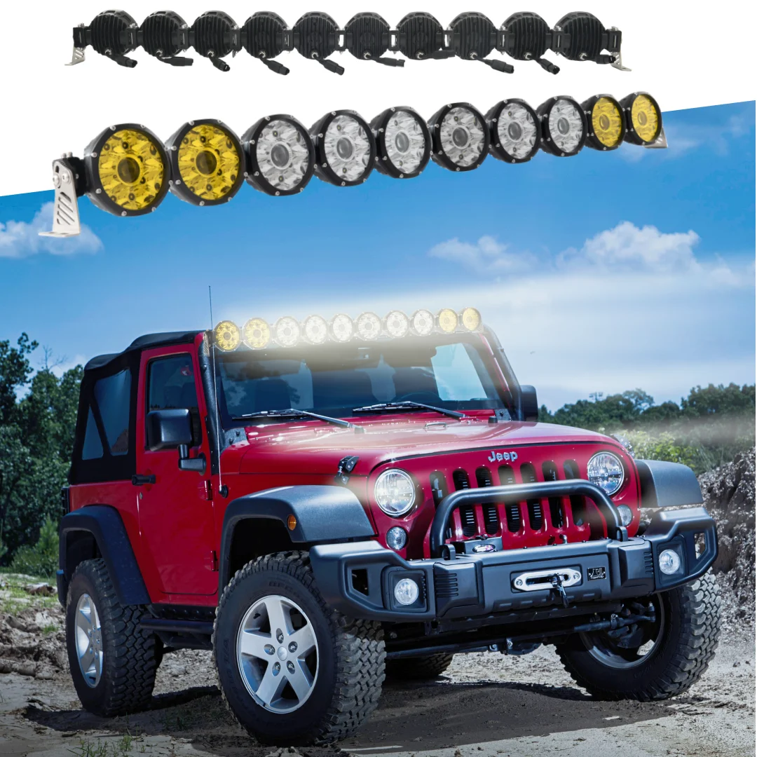 

52" LED Bar Spot Flood LED Light Bar Work Light For Truck 4X4 ATV 12V 24V Car LED Driving Light For Off Road