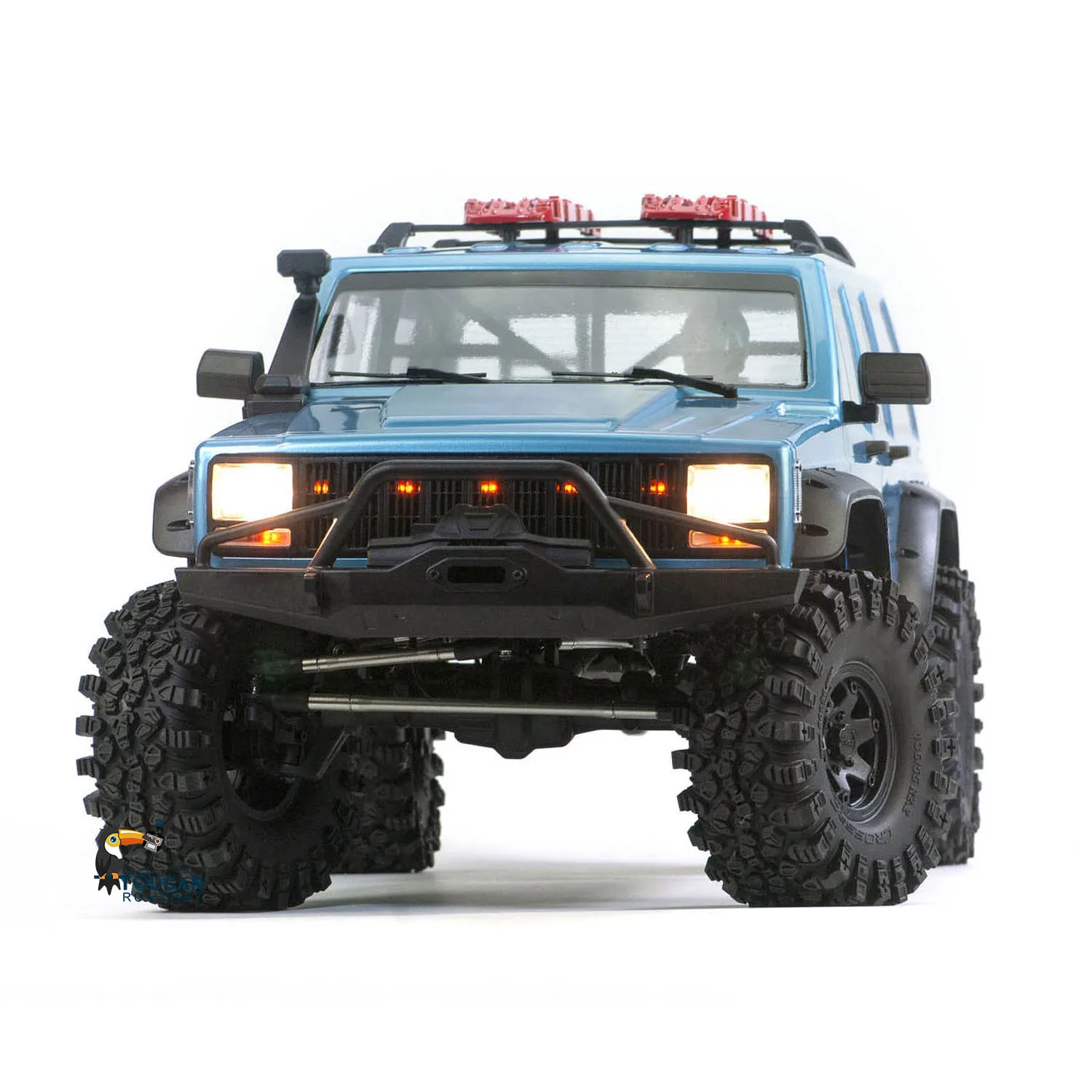 1/8 EMOX2 RC Crawler Car 4WD CROSSRC Controle Remoto Transmissão de 2 velocidades Veículos Off-road Motor Light Modelo TH22719