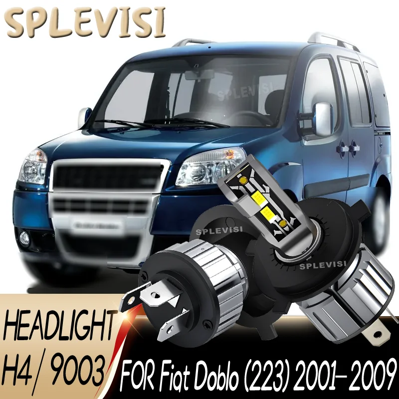 Energy Saving 60,000 Hour Lifespan Plug and Play Installation 9003 LED Headlight For Fiat Doblo (223) 2001-2006 2007 2008 2009