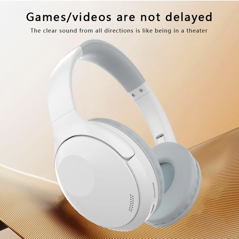 Bluetooth Wireless Gaming Headset Surround Sound Headphone Over-Ear For PC PS5 PS4 Music Earphones Foldable For Phone with Mic