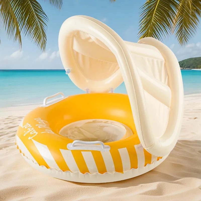 

1PC Nordic Style Inflatable Sunshade Vibrant Summer Pool Floats for Beach and Pool Parties