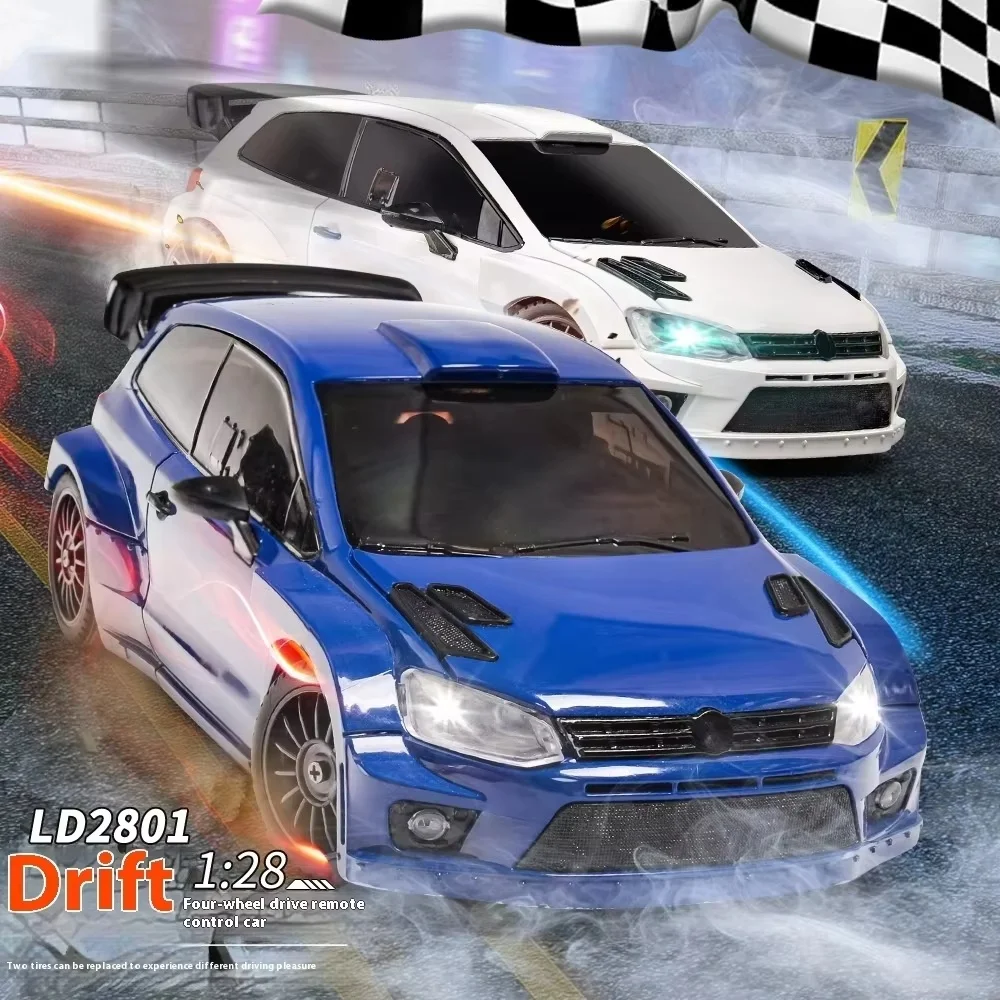 

Landa Technology 1/28 LD2801 Drift с дистанционным управлением, полномасштабная 4WD, высокоскоростная гоночная имитационная модель, игрушка в подарок