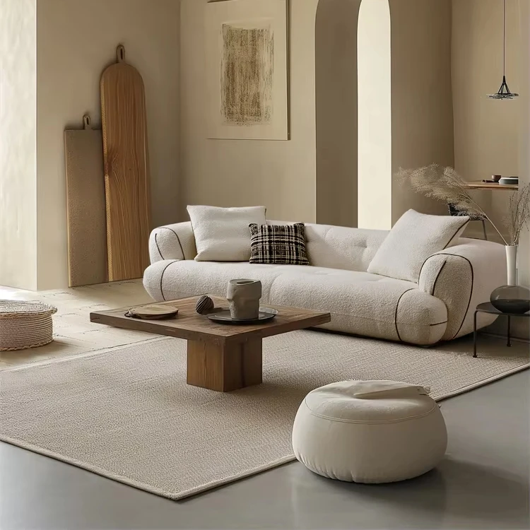 

Modern 3 4 seater velvet sofa with white wooden frame sofa house furniture