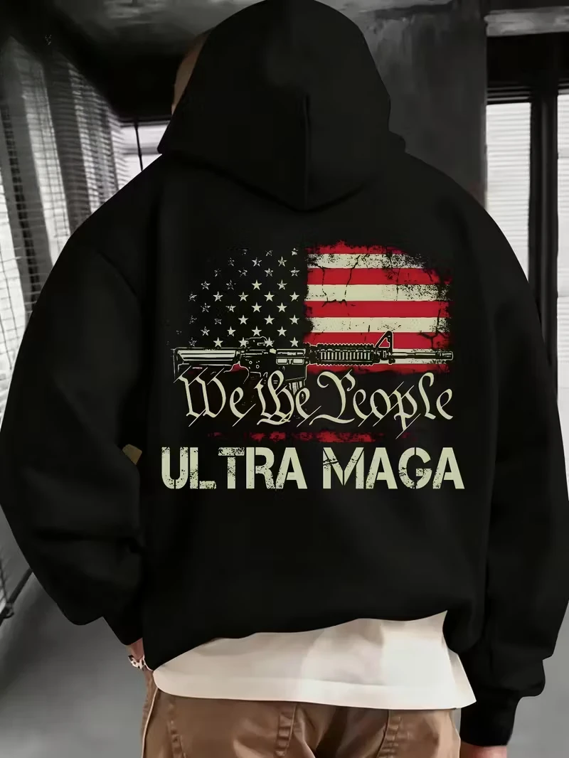 1pc suéter com capuz para homens – pulôver casual, ajuste relaxado moletom quente de inverno para clima frio, suéter com capuz folga