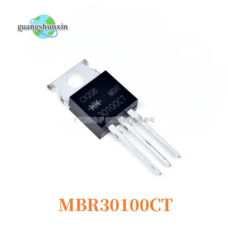 10PCS MBR10100CT MBR10200CT MBR10150CT MBR20100CT MBR20150CT MBR20200CT MBR30100CT TO-220 Schottky diode