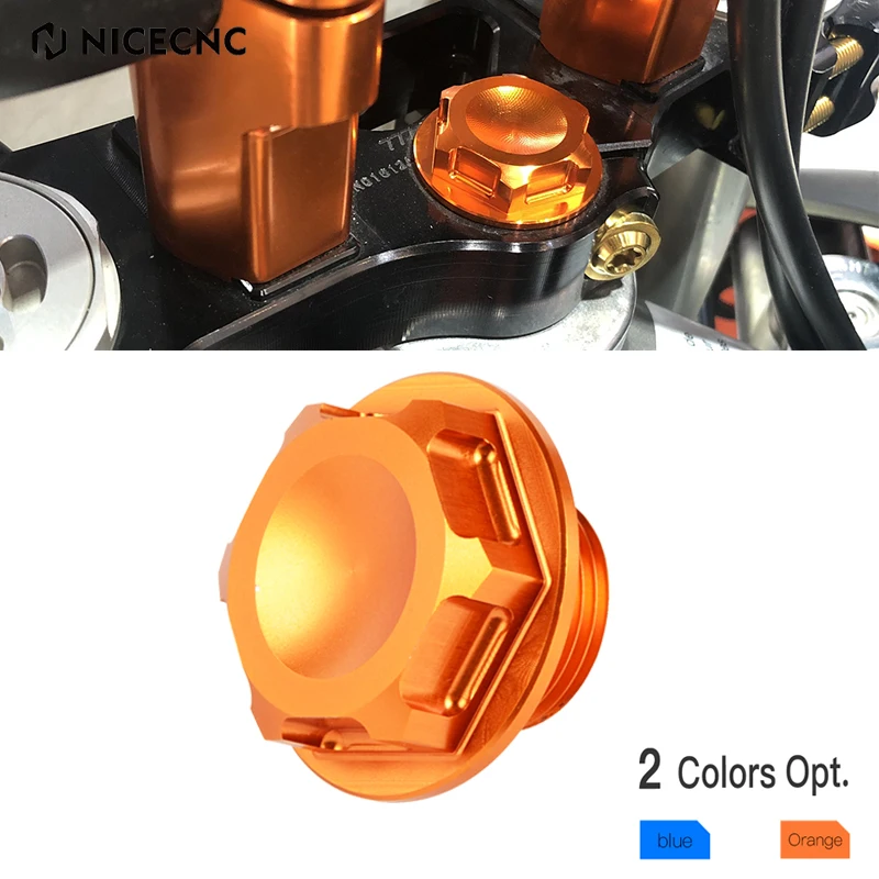 

NICECNC For KTM EXC 300 EXCF 350 SX 125 SXF 450 XCF 350 XC XCW EXC-R 2004-2023 Steering Stem Nut Screw 690 Enduro R SMC R