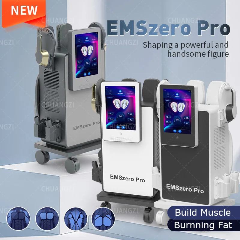 

New Launched 2024 Emszero Body Sculpting Machine 4 Handle RF Neo EMS Hiemt Muscle Build Fat Reductions Device