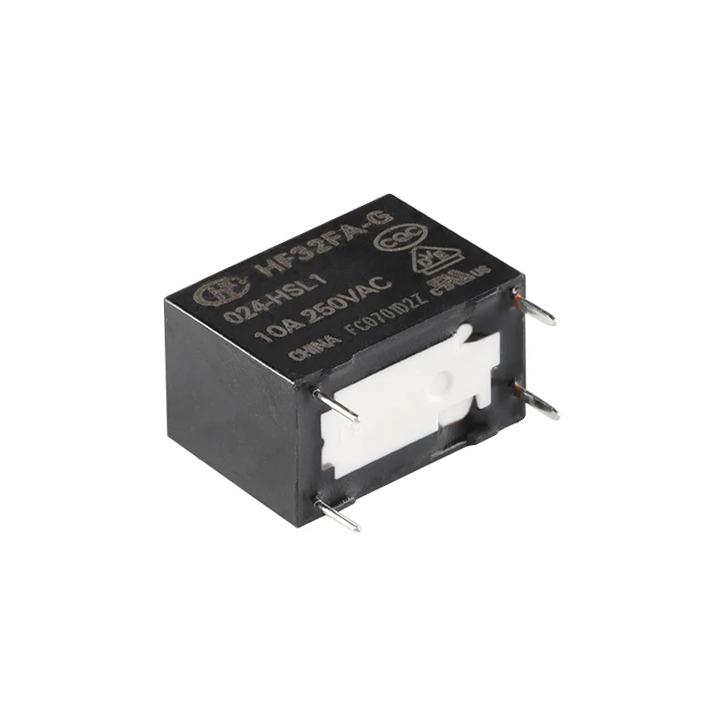 HF32FA-G 005-HSL1 012-HSL1 024-HSL1 5V 12V 24V 4Pin 10A/250VAC Power Relay Normally Open Relay