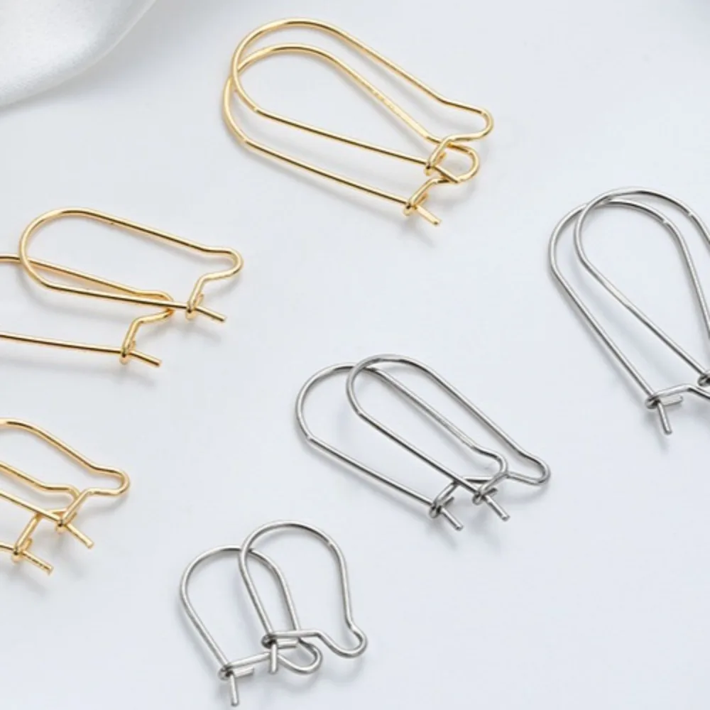 

Невыцветающие U-образные ушные крючки с пряжкой для ушей I-образные серьги с кроличьими ушками, серьги ручной работы «сделай сам», простые подвесные аксессуары