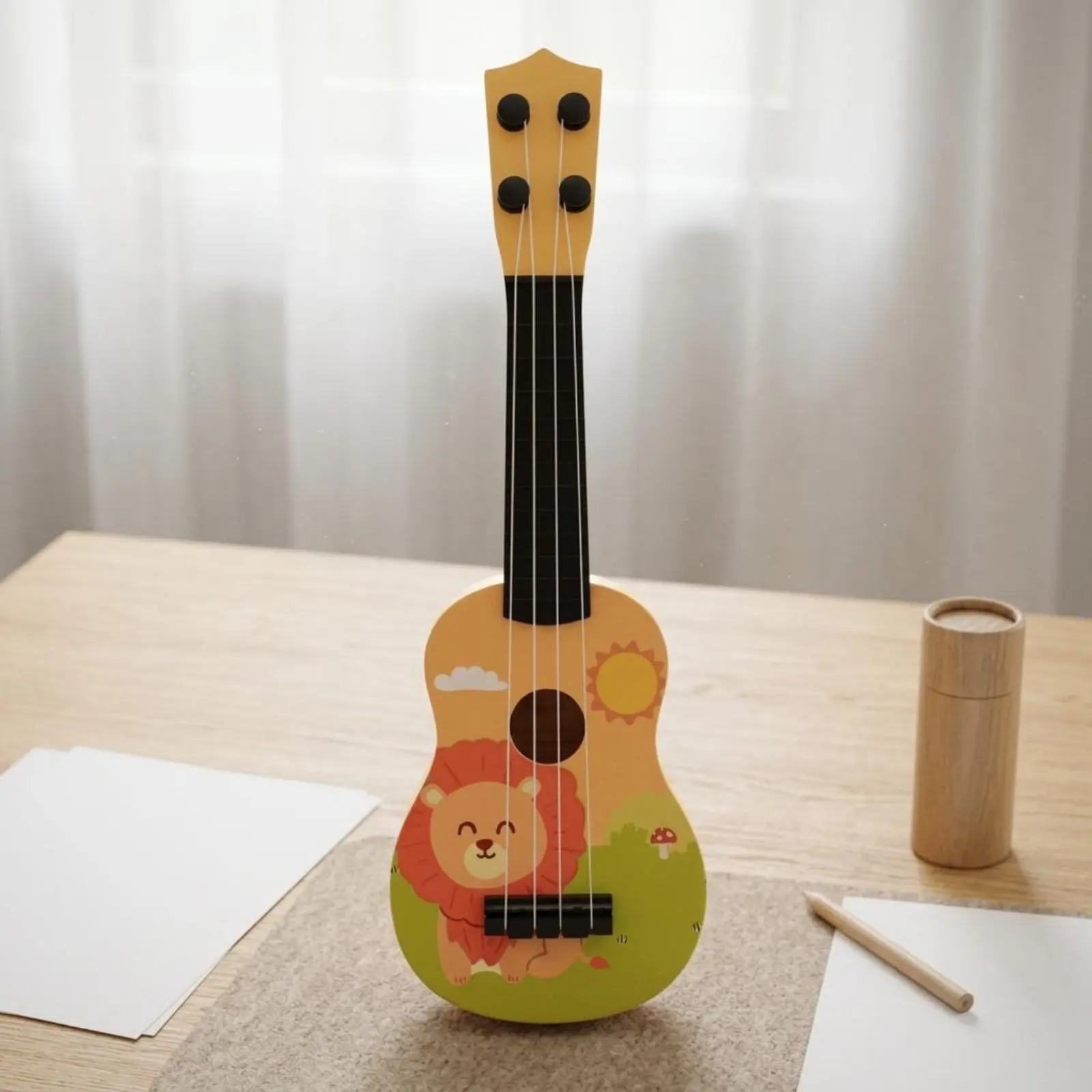 kids-ukulele-realistic-sound-cartoon-ukulele-toy-beginner-children's-guitar-lightweight-toy-guitar-portable-for-beginners