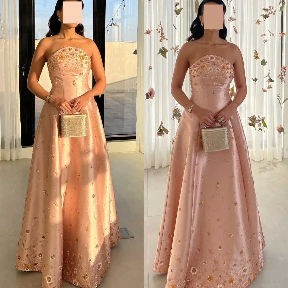 Robe Trapèze Plissée à Paillettes Personnalisée, Longue, Festonnée, pour Occasions, Plage