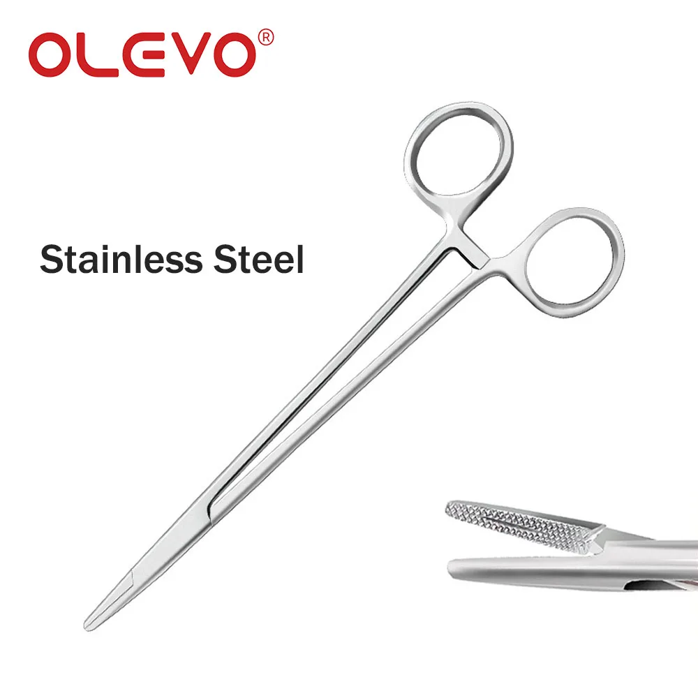 OLEVO Dental Surgical Needle Holder Pliers Stainless Steel Autoclavable Orthodontic Forcep Tweezer Instrument Odontologia Tool