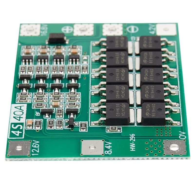 8X 4S 40A Li-Ion Lithium Battery 18650 Charger Pcb Bms Protection Board For Drill Motor 14.8V 16.8V Lipo Cell Module