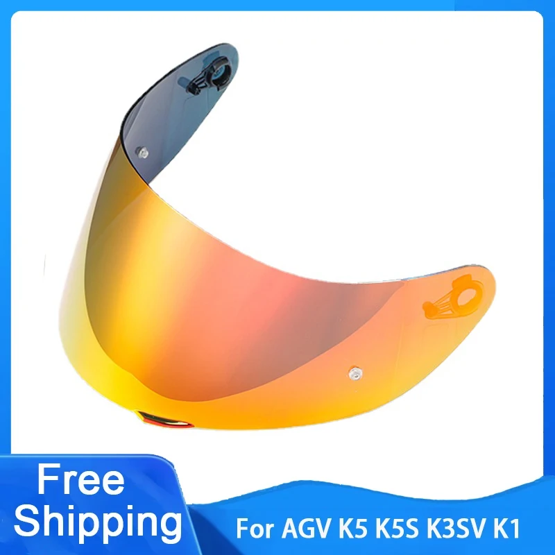 

For AGV K5 K5S K5-S K3SV K1 K1S Compact ST Motorcycle Helmet Visor Lens Shield Glasses Full face Pin Accesorios Para Moto Casque