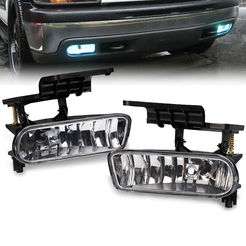 

Car Fog Lights Bumper Driving Lamp Daytime Running LED Light for Chevy Silverado 1999-2002 Tahoe Suburban 2000-2006