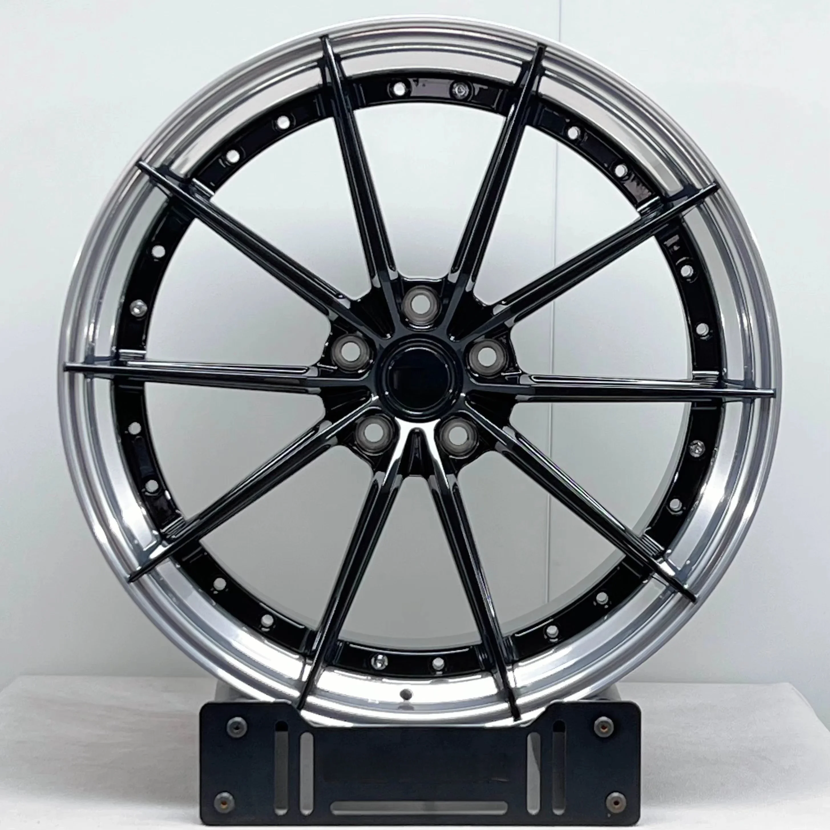 

5x120.65 2 Piece Forged Wheels 19 20 21 Inch Rims Black Alloy Wheels for C6 C5 C7 C8 C4 ZR1 Z06