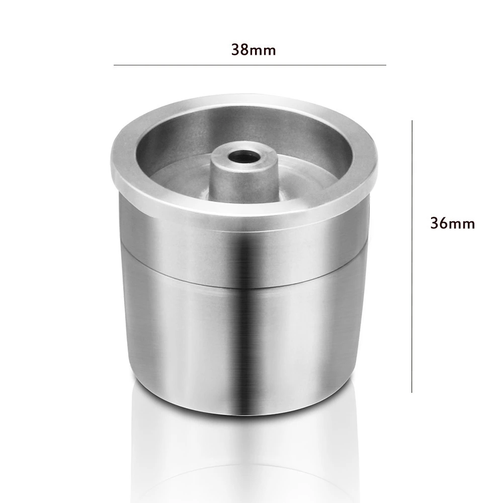 BYBS-Reusable Refillable Coffee Capsule Stainless Steel Coffee Capsule Concentrated Coffee Filter For ILLY Coffee Machine