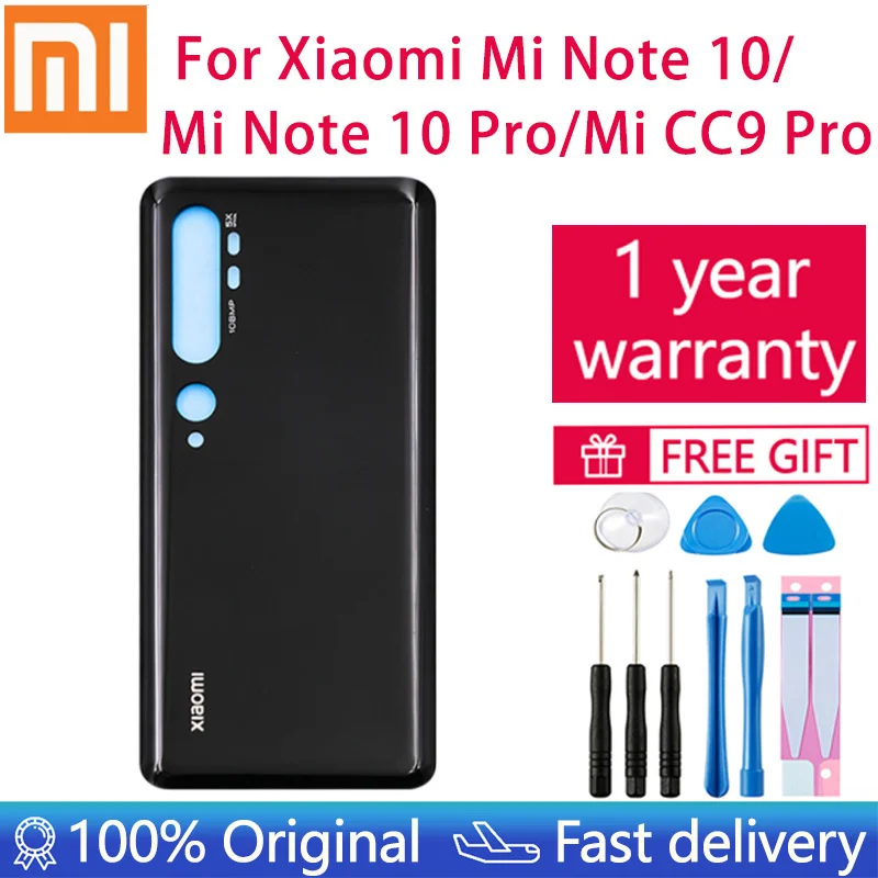 

For Xiaomi Mi Note 10 Mi Note 10 Pro Battery Back Cover 3D Glass Panel Rear Door Mi CC9 Pro Note10 Glass Housing Case Replace