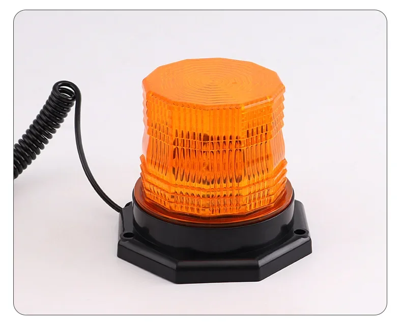Car Magnetic School Bus Truck Traffic Vehicle Warning Light 24led12v Flash Engineering Operation Emergency Light