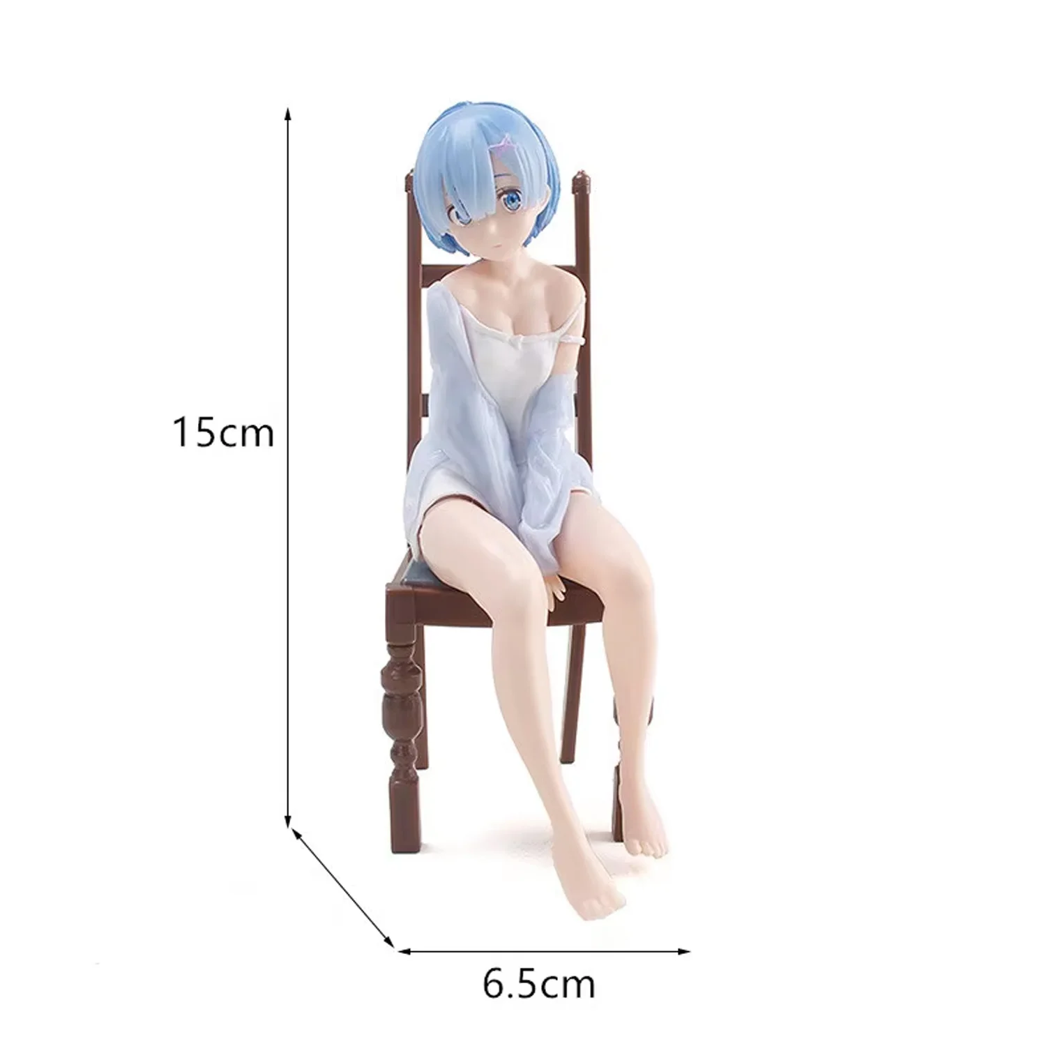 Re Zero Anime-Figurenset Rem Ram Emilia mit mehreren Outfits und Posen, Sammlerfigur für Anime-Fans als Geschenk. – Detail 7