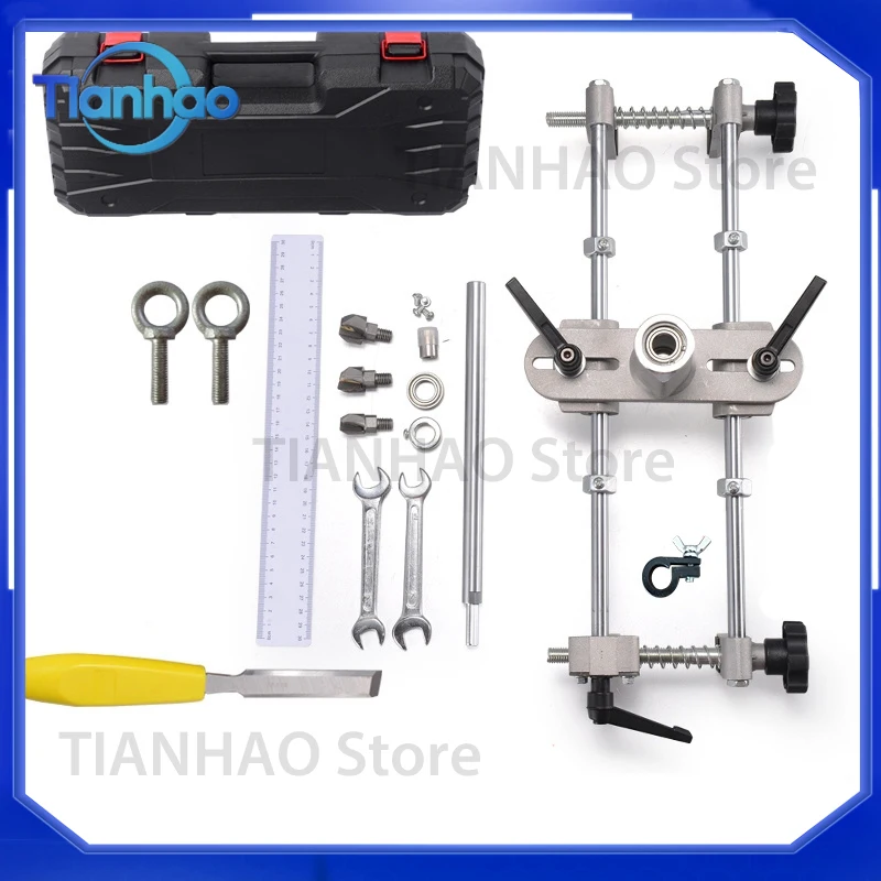 Wood Slotting Machine for Solid Wood Door Opener Locksmith Woodworking Door Lock Mortiser Installation Mortising Jig Tool