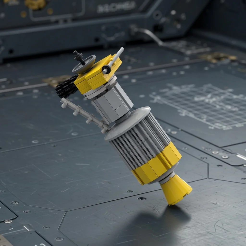 MOC Ulysses Solar Probe Building Blocks, Space Exploration Satellite Model Bricks, DIY Aerospace Science Display Hobby