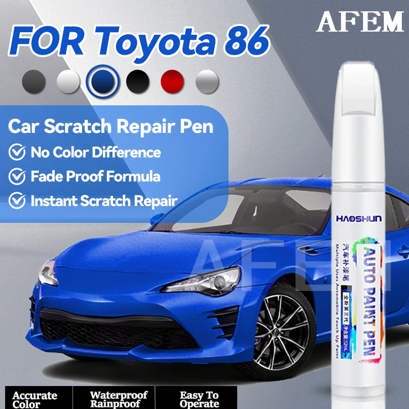 Специализированный карандаш для ремонта автомобильной краски для Toyota 86 1996-2026, аксессуары для устранения царапин, белый 064, черный, Галена Блу