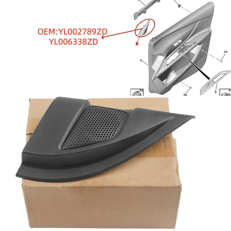 YL002789ZD YL006338ZD For Peugeot 4008 5008 Citroen C5 Aircross Rear View Mirror Interior Cover Triangular Panel Spe Cover