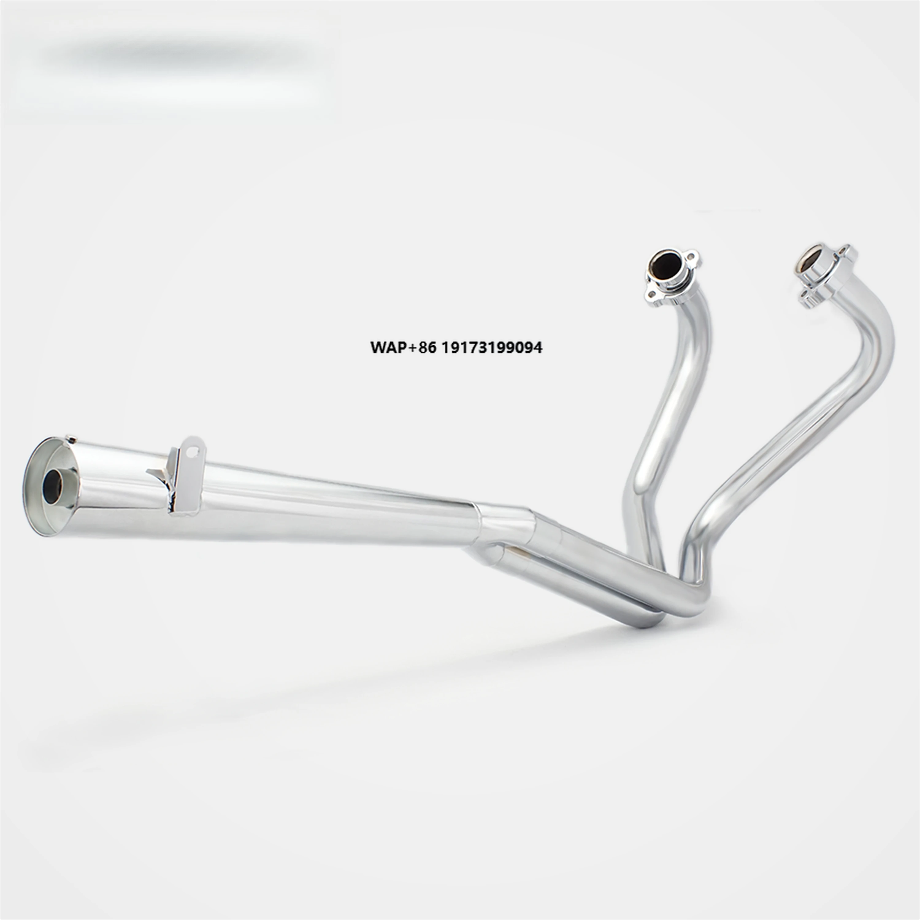 For SUZUKI GS400 Fit 1976-1979 Motorcycle Full-System Exhaust Pipe Electroplated Retro-Style OEM Wholesale Customizable