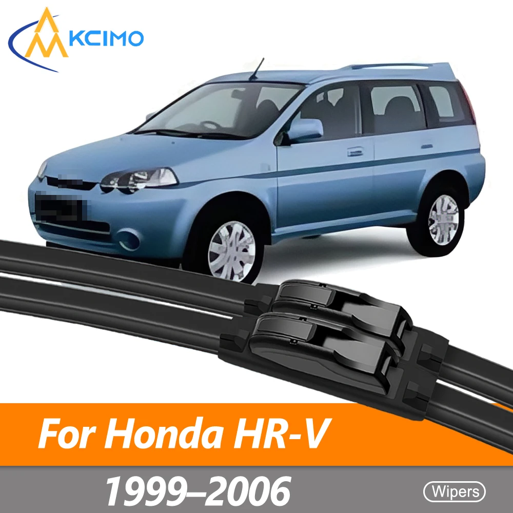 2-Pack Front Wiper Blades For Honda HR-V/GH1/GH2/GH3/GH4 1999–2006 Direct Fit Window Windshield Wipers Easy Installation