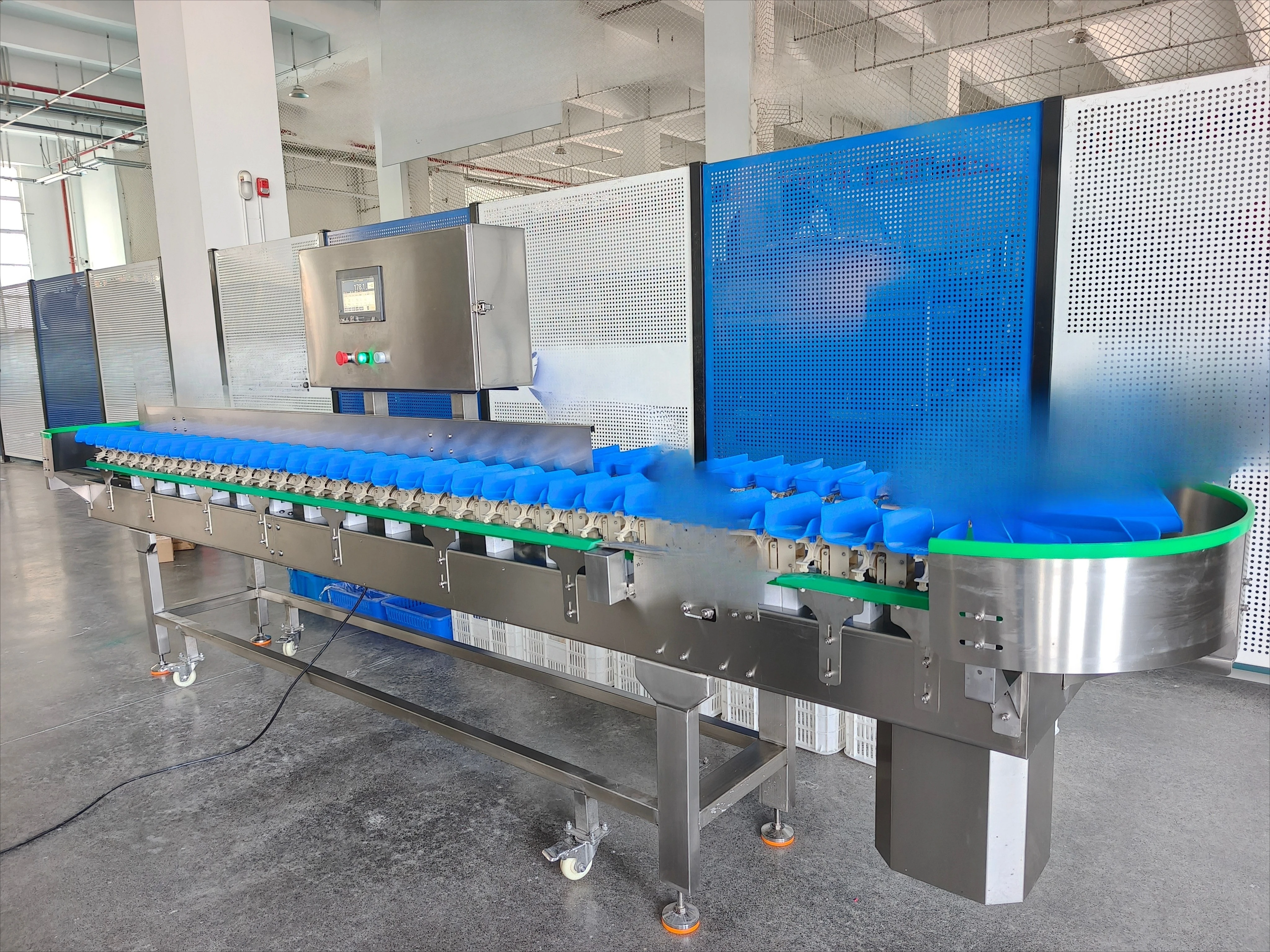 Automatic Weight Sorting Machine Food Grading Machine for Meat Vegetable Fruit Processing Line Customized Solution