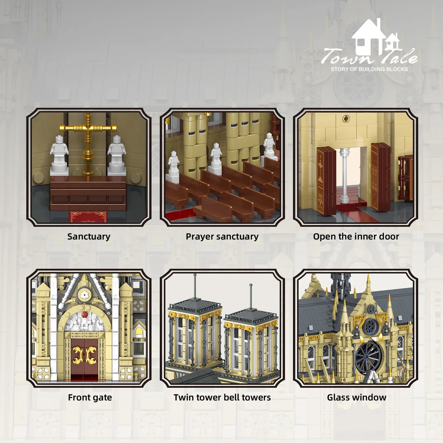 8225 قطعة مكعبات بناء نوتردام دي باريس نموذج معماري كلاسيكي عالمي مجموعات الطوب MOC ألعاب تجميع صعبة هدايا للأطفال