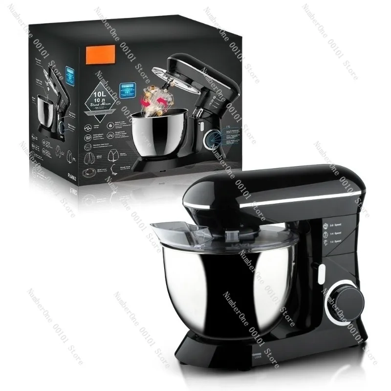 8L Stand Mixer Multifunction Kitchen Machine Stainless Steel Bowl Dough Mixer Egg Beater High Power Food Processor for Baking