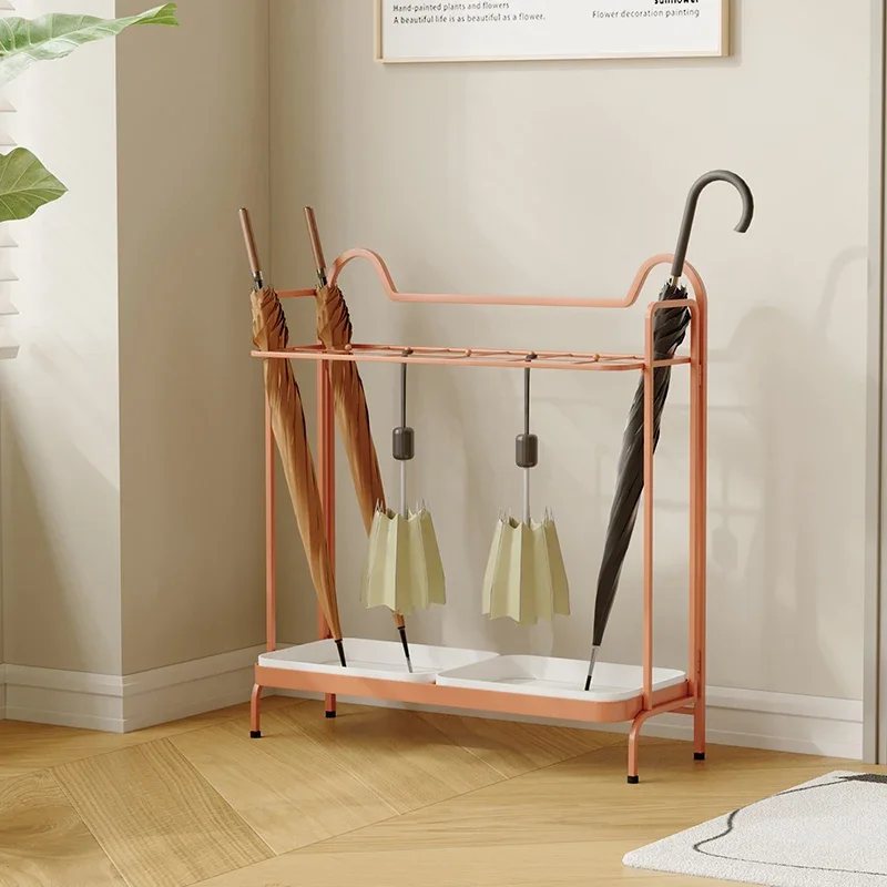 Modern Minimalist Umbrella Stand with Drainage Creative Waterproof Entryway Organizer Space-Saving Drying Rack for Home Use